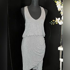 Women’s razorback, super blousy, snatching in the right places, Lil Gray dress